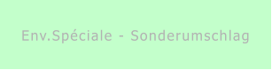 Env.Spéciale - Sonderumschlag